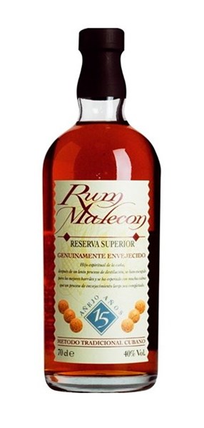 COFFRET MALECON 15 ANS + 2 VERRES