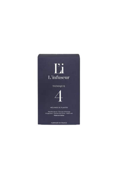 L'INFUSEUR INFUSION TONIQUE N°4 - Menthe, agrumes, gingembre 15 sachets