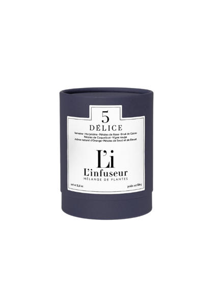 L'INFUSEUR INFUSION DELICE N°5 -  Verveine, marjolaine 15 sachets